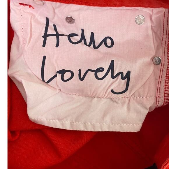 Boden The Soho Skinny Ankle Mid Rise Stretch Denim Jeans Pockets 8 P Red #4126 - Picture 11 of 15